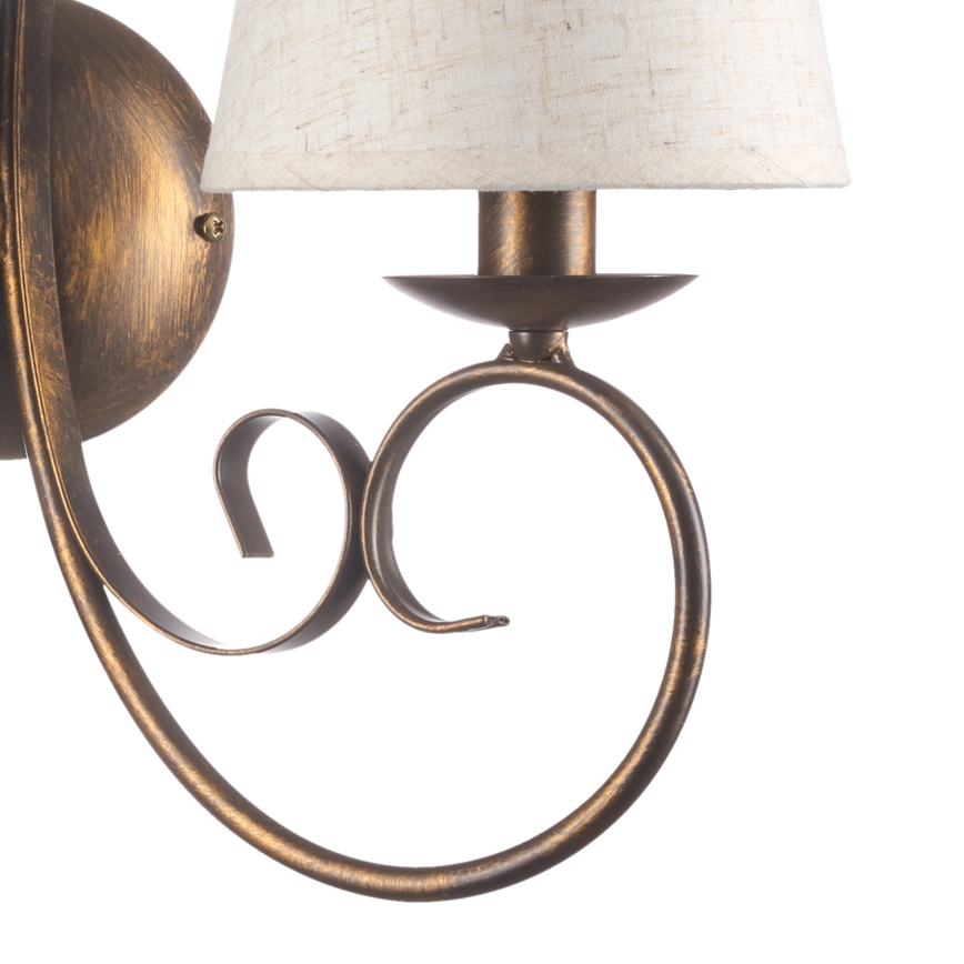 ONLI - Zidna lampa POMPEI 2xE14/6W/230V bronzana