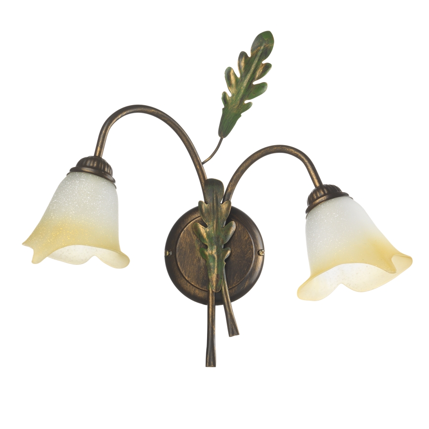 ONLI - Zidna lampa QUERCIA 2xE14/6W/230V