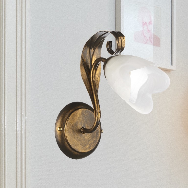 ONLI - Zidna lampa SONIA 1xE14/6W/230V bronzana