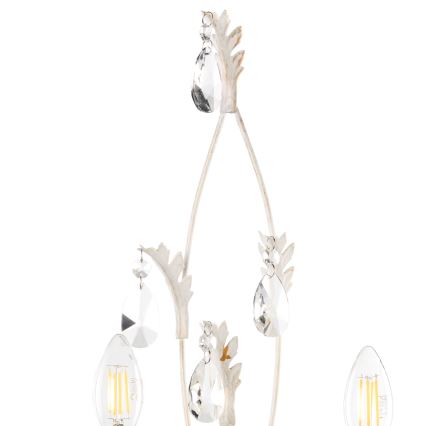 ONLI - Zidna lampa TERESA 3xE14/6W/230V bela