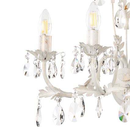 ONLI - Zidna lampa TERESA 3xE14/6W/230V bela
