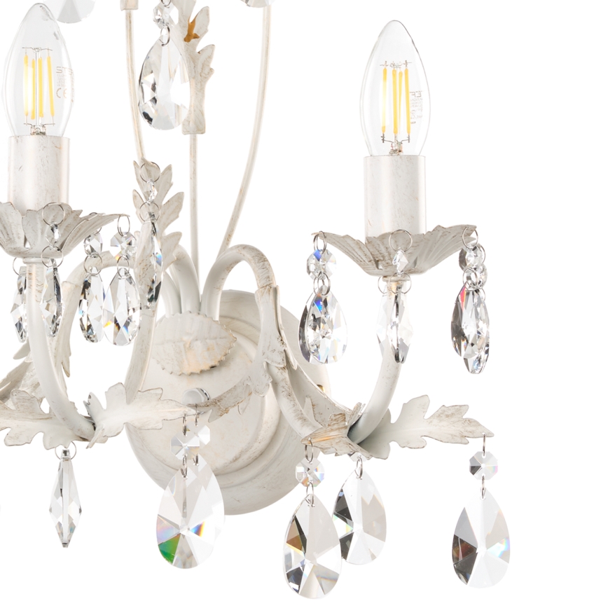 ONLI - Zidna lampa TERESA 3xE14/6W/230V bela
