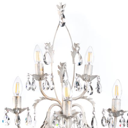 ONLI - Zidna lampa TERESA 5xE14/6W/230V bela