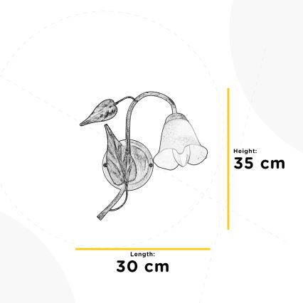 ONLI - Zidna lampa VANDA 1xE14/6W/230V
