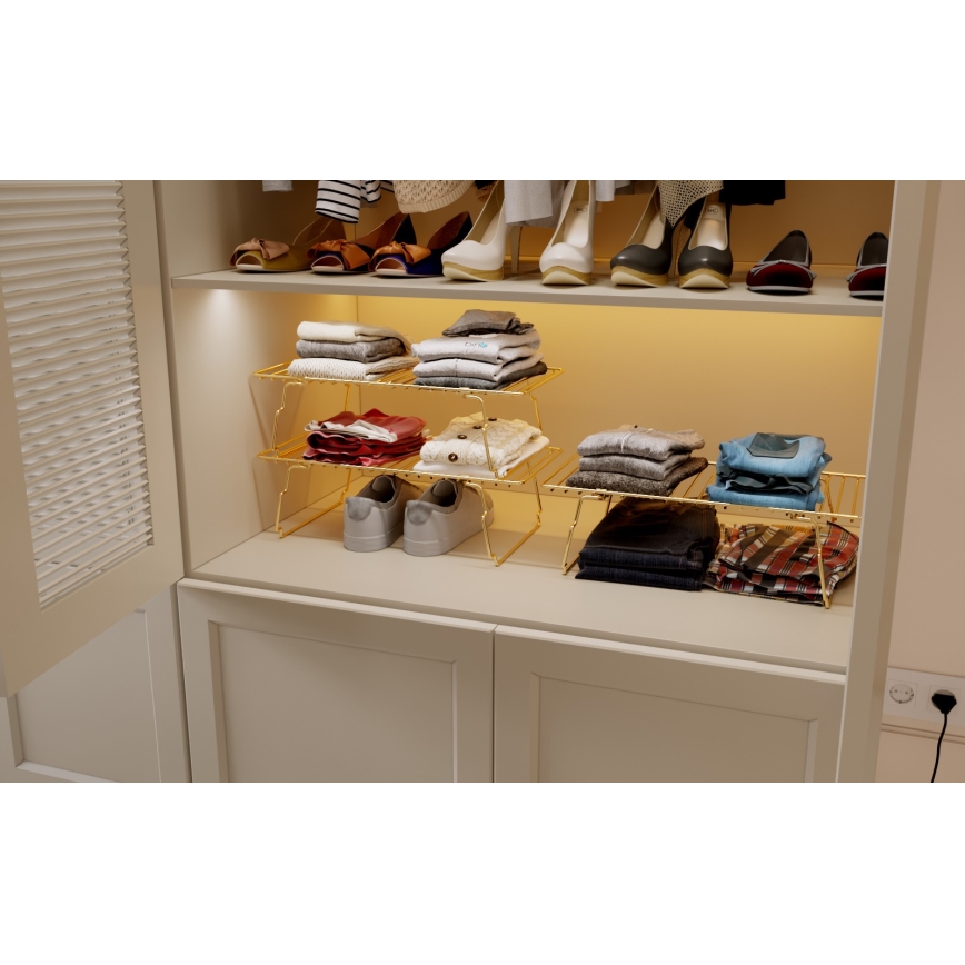 Organizator polica 42x19 cm zlatna