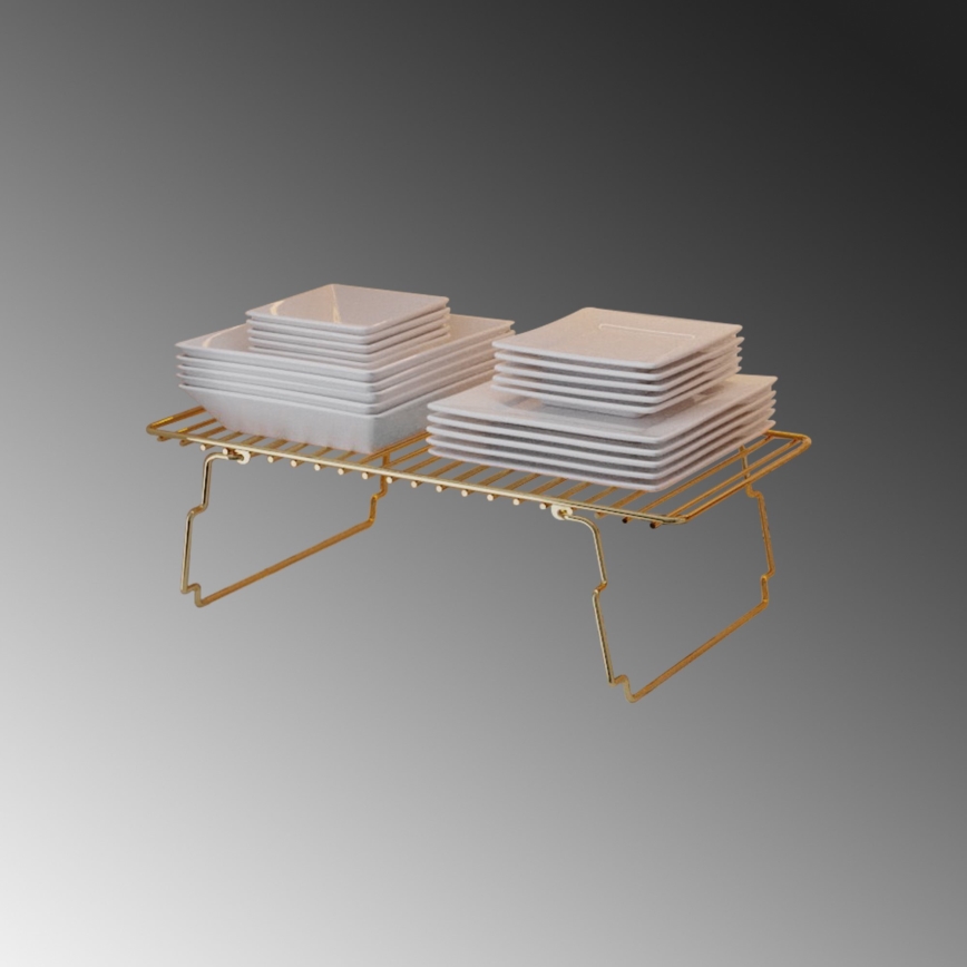 Organizator polica 42x19 cm zlatna
