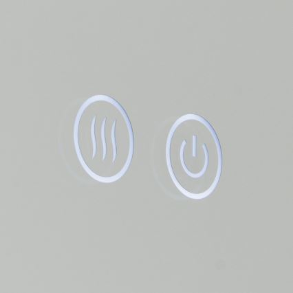 LED zidno kupatilsko ogledalo sa grejanjem i pozadinskim osvetljenjem FOCUS LED/18W/230V 3000/4200/6000K prečnik 45 cm IP44