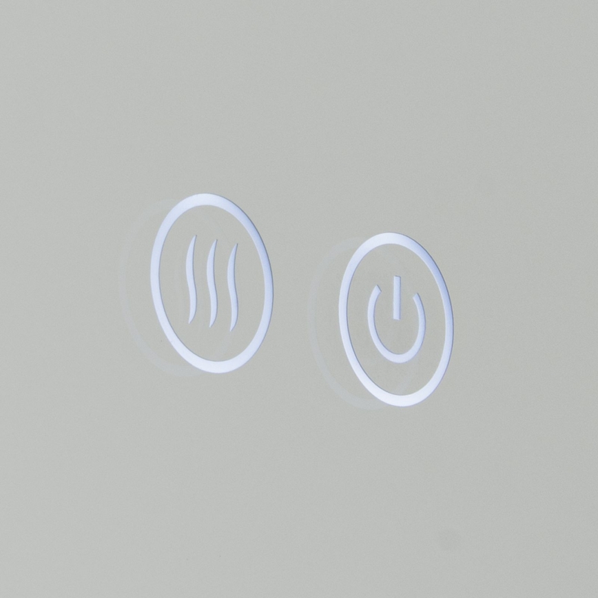 LED zidno kupatilsko ogledalo sa grejanjem i pozadinskim osvetljenjem FOCUS LED/18W/230V 3000/4200/6000K prečnik 45 cm IP44