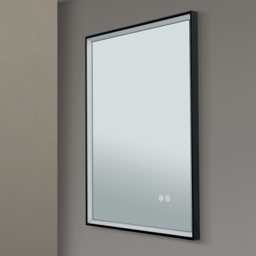 LED Kupaonsko grejano zidno ogledalo sa pozadinskim osvetljenjem FRAME LED/48W/230V 3000/4000/6000K 60x45 cm IP44