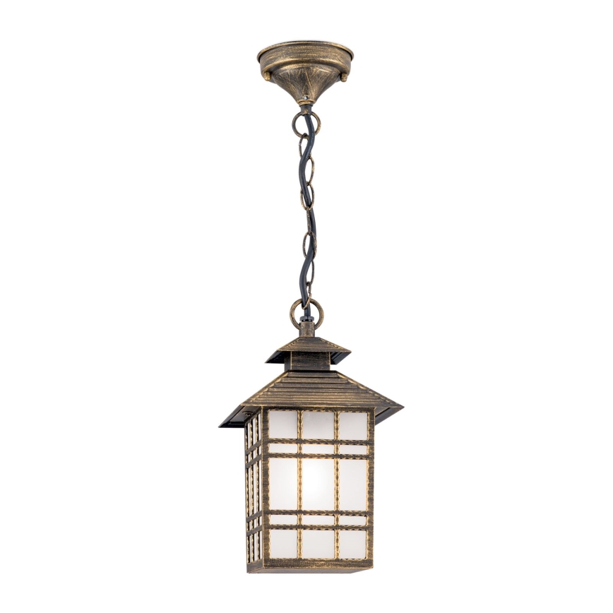 Spoljašnja viseća lampa KIKO 1xE27/11W/230V IP44 bronzana/patina