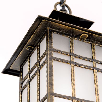 Spoljašnja viseća lampa KIKO 1xE27/11W/230V IP44 bronzana/patina