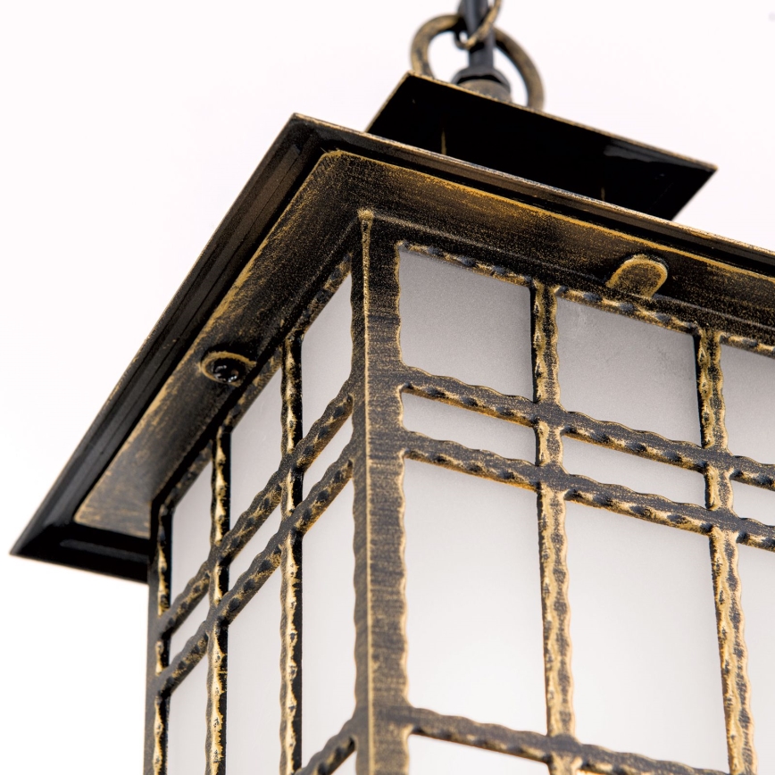 Spoljašnja viseća lampa KIKO 1xE27/11W/230V IP44 bronzana/patina