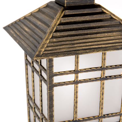 Spoljašnja viseća lampa KIKO 1xE27/11W/230V IP44 bronzana/patina