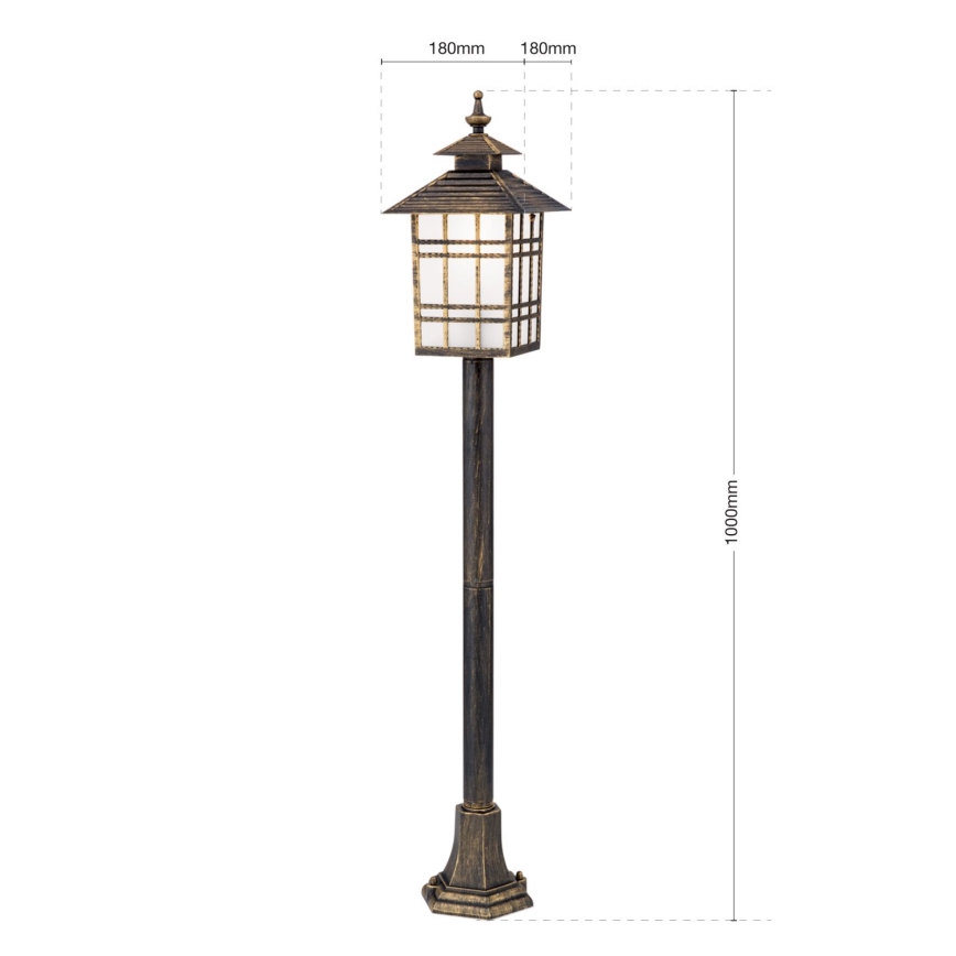 Spoljašnja lampa KIKO 1xE27/11W/230V IP44 bronzana/patina