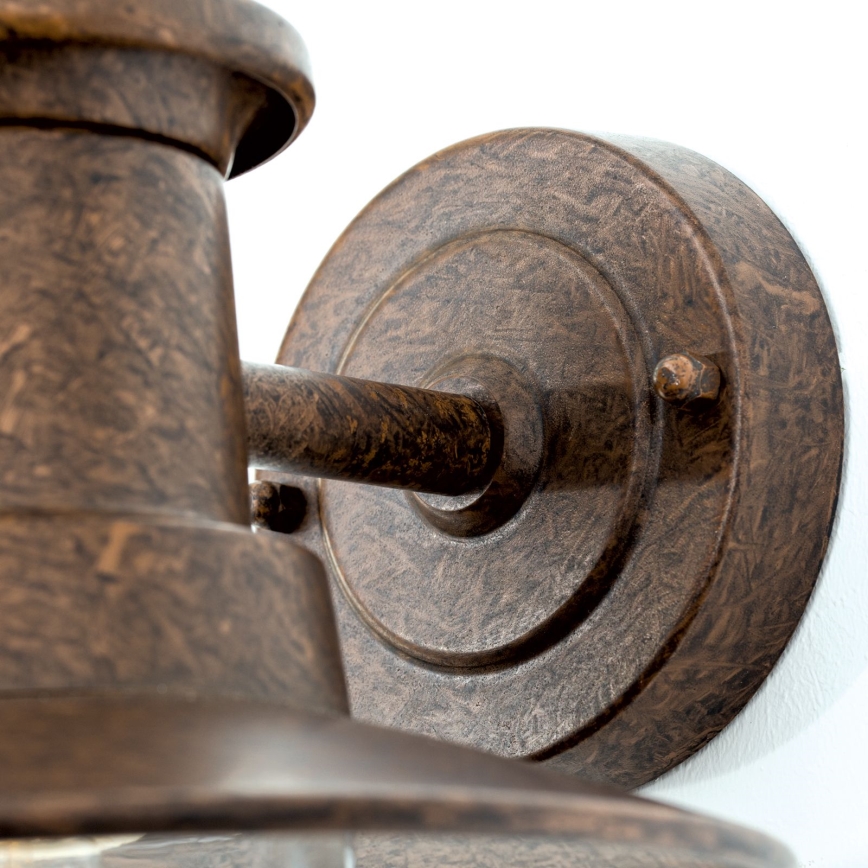 Spoljašnja zidna lampa LEONIE 1xE27/60W/230V IP44 bronza