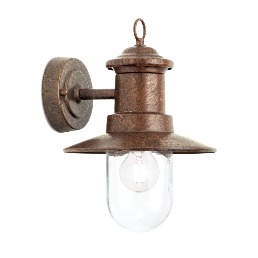 Spoljašnja zidna lampa LEONIE 1xE27/60W/230V IP44 bronzana