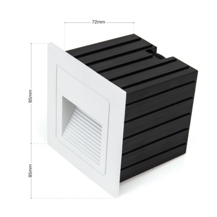 LED ugradno svetlo LORO LED/2W/230V IP65 belo
