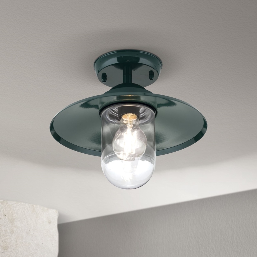 Spoljašnji nadgradni luster EDWARD 1xE27/60W/230V IP44 zelena