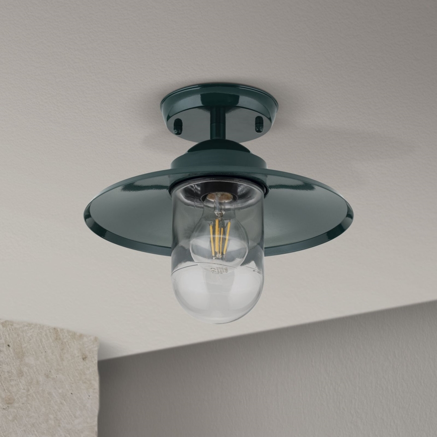 Spoljašnji nadgradni luster EDWARD 1xE27/60W/230V IP44 zelena