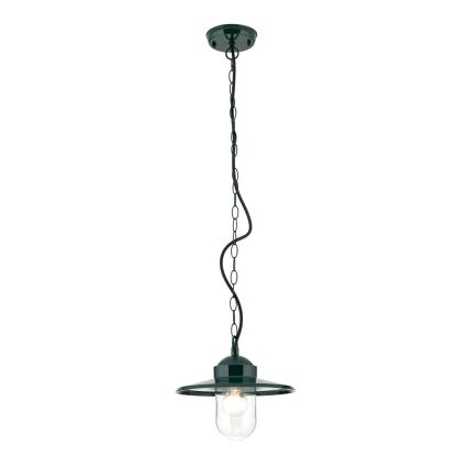 Spoljašnja viseća lampa EDWARD 1xE27/60W/230V IP44 zelena