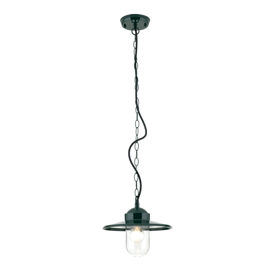 Spoljašnja viseća lampa EDWARD 1xE27/60W/230V IP44 zelena