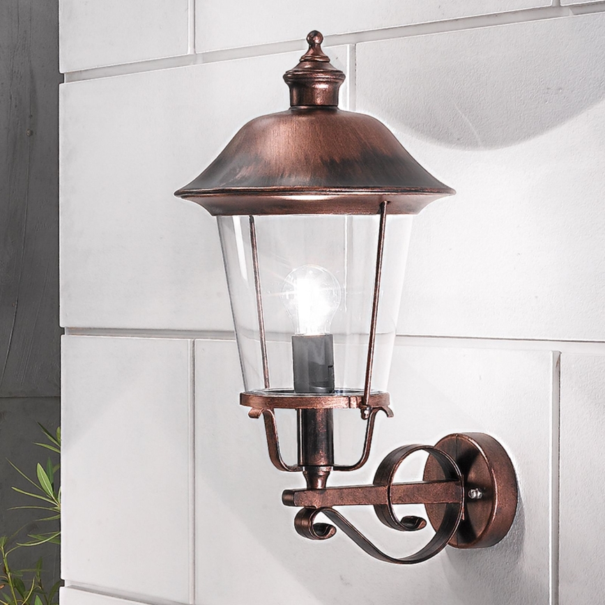 Spoljašnja zidna lampa KENZO 1xE27/100W/230V IP44 bronza/patina