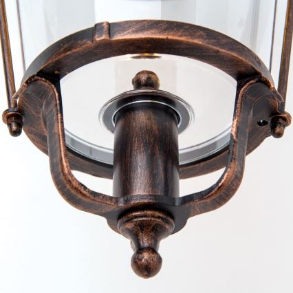 Spoljašnja zidna lampa KENZO 1xE27/100W/230V IP44 bronzana/patina