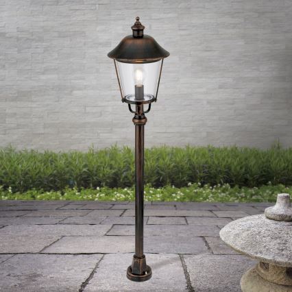 Spoljašnja lampa KENZO 1xE27/100W/230V IP44 bronzana/patina