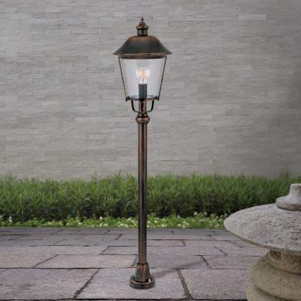 Spoljašnja lampa KENZO 1xE27/100W/230V IP44 bronzana/patina