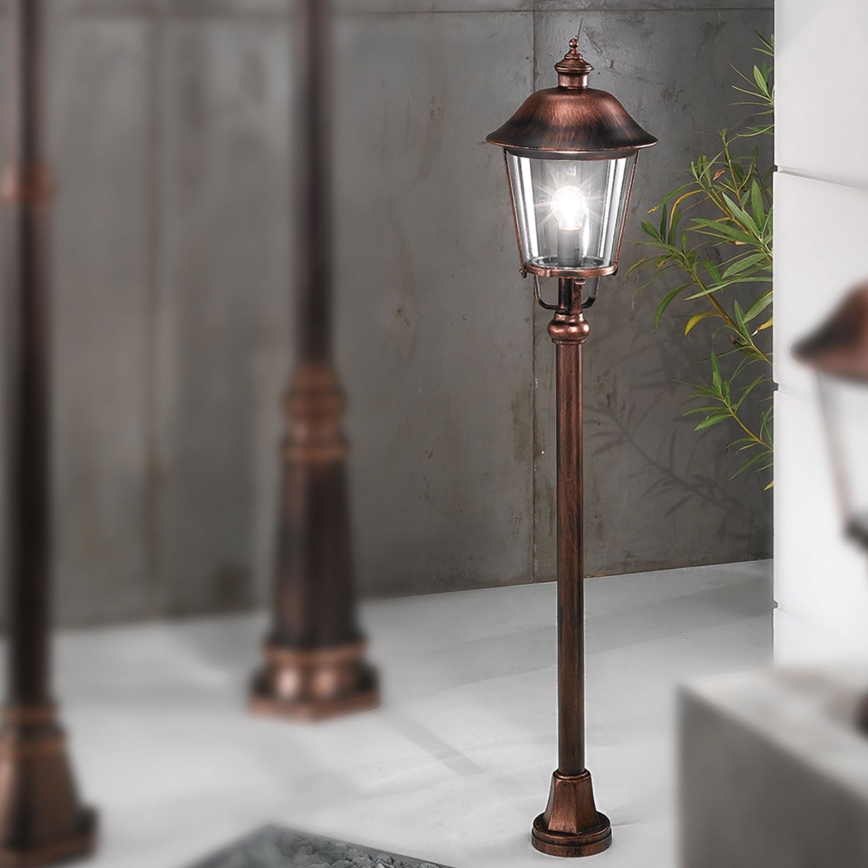 Spoljašnja lampa KENZO 1xE27/100W/230V IP44 bronzana/patina