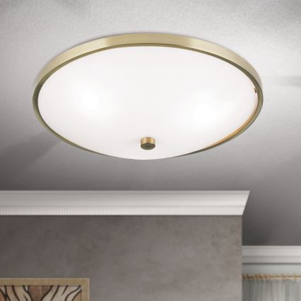 Plafonjera AIDA 3xE27/60W/230V pr. 40 cm mesing