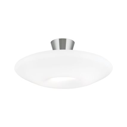 Plafonjera BLANC 2xE27/60W/230V pr. 49 cm mat krom