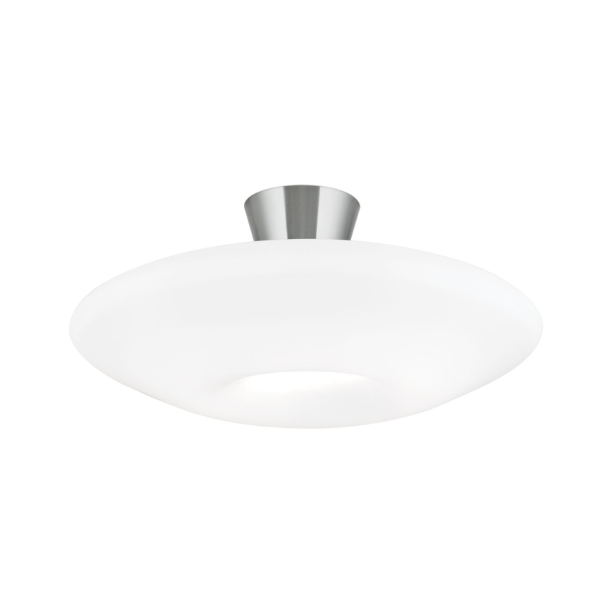 Plafonjera BLANC 2xE27/60W/230V pr. 49 cm mat krom