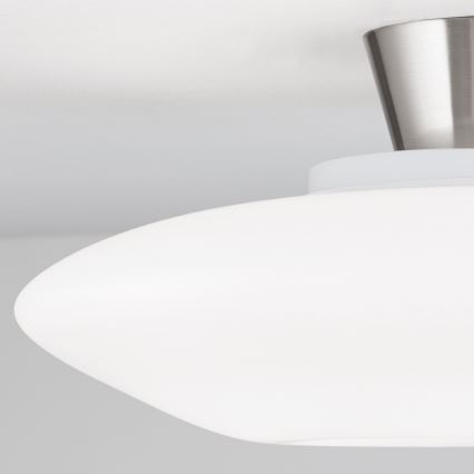 Plafonjera BLANC 2xE27/60W/230V pr. 49 cm mat krom