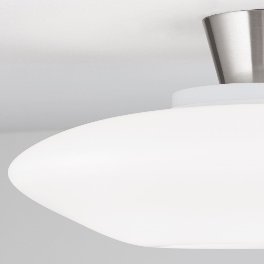 Plafonjera BLANC 2xE27/60W/230V pr. 49 cm mat krom
