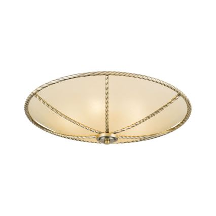 Plafonjera MAURO 5xE27/60W/230V pr. 56 cm bronzana
