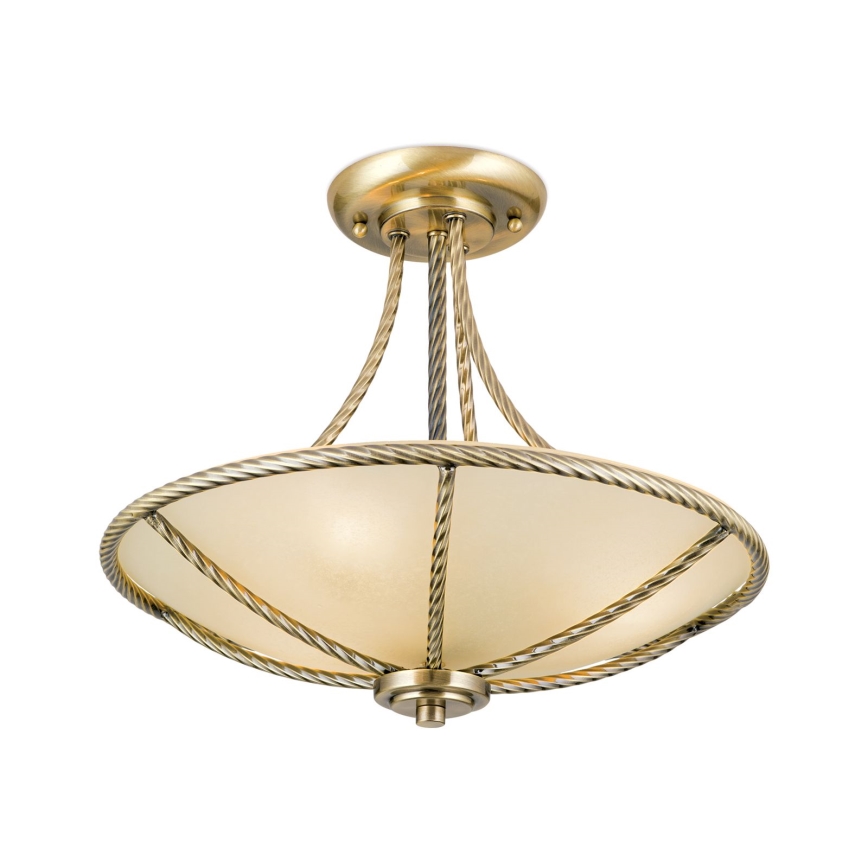 Viseći luster MAURO 3xE27/60W/230V pr. 42 cm bronzana