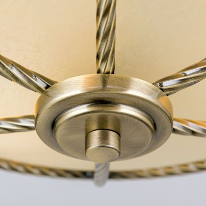 Viseći luster MAURO 3xE27/60W/230V pr. 42 cm bronzana