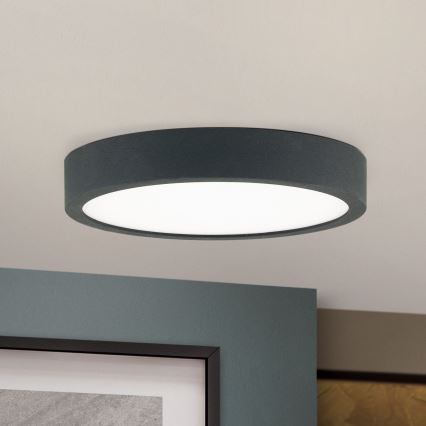 LED Plafonjera BULLY LED/12W/230V pr. 14 cm crno