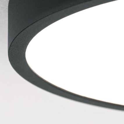 LED Plafonjera BULLY LED/12W/230V pr. 14 cm crno