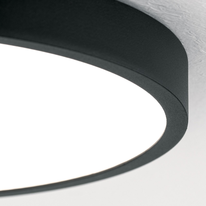 LED Plafonjera BULLY LED/24W/230V pr. 24 cm crno