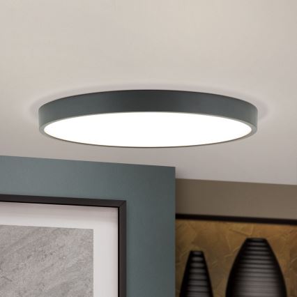 LED Plafonjera BULLY LED/28W/230V pr. 28 cm crno