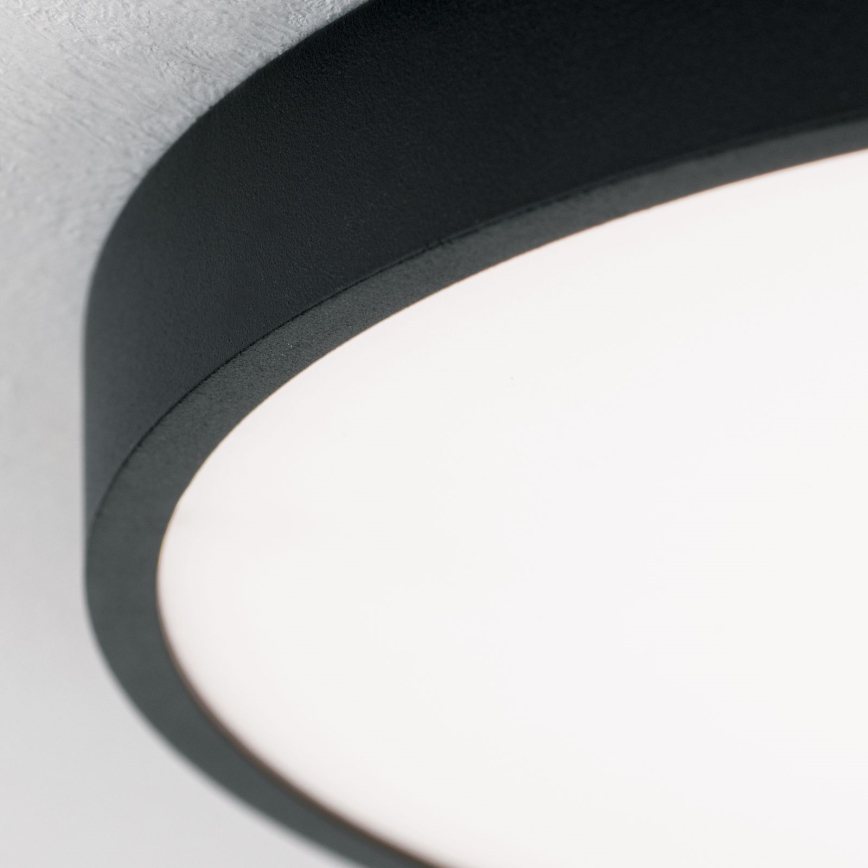 LED Plafonjera BULLY LED/28W/230V pr. 28 cm crno