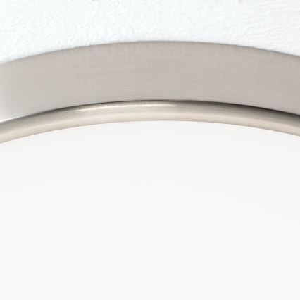LED Plafonjera BULLY LED/28W/230V pr. 28 cm mat krom