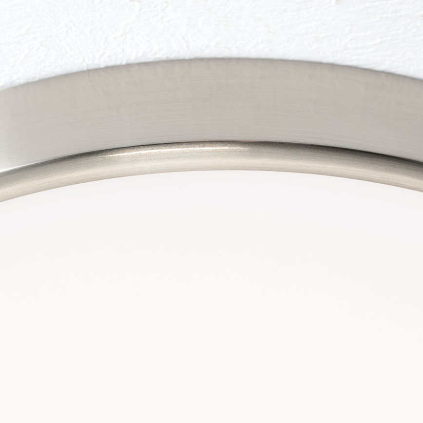 LED Plafonjera BULLY LED/28W/230V pr. 28 cm mat krom