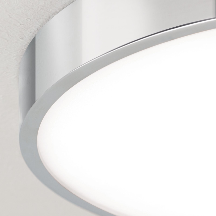 LED Plafonjera BULLY LED/28W/230V pr. 28 cm sjajni krom