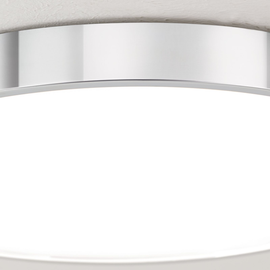 LED Plafonjera BULLY LED/28W/230V pr. 28 cm sjajni krom