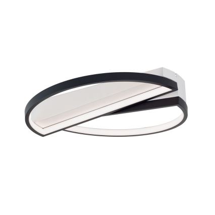 LED Prigušiva plafonjera OLGA LED/28W/230V crno/bela