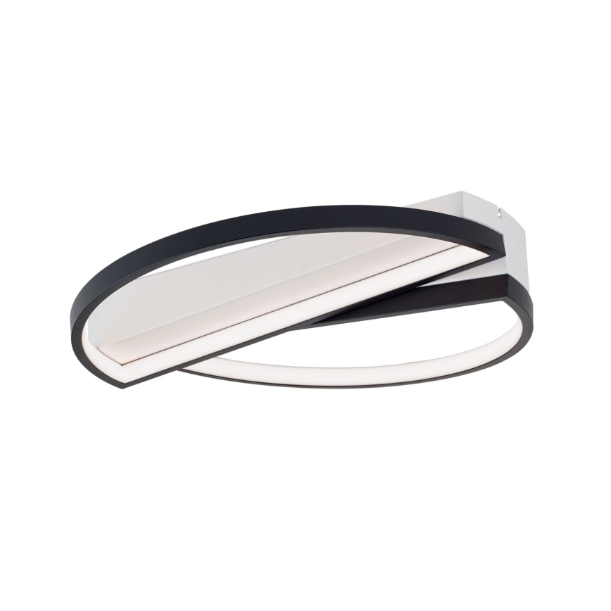 LED Prigušiva plafonjera OLGA LED/28W/230V crno/bela
