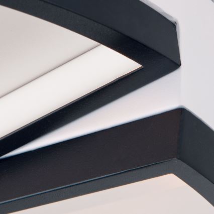 LED Prigušiva plafonjera OLGA LED/28W/230V crno/bela